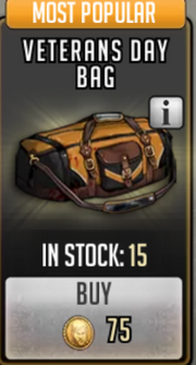 Veterans day bag