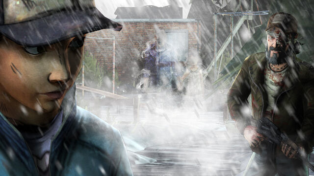 File:The walking dead season 2 clementine mix wallpaper by neow ost tv-d8hbgsv.jpg