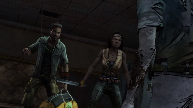 File:TWDM Michonne Pete Combative.png