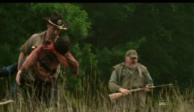 File:Rick Grimes & Carl Grimes & Otis (TV) 1.png