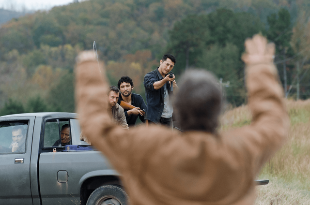 File:AMC 615 Carol Confronts Saviors.png