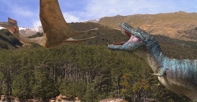 File:GorgosaurusGrabsPterosaur.jpg
