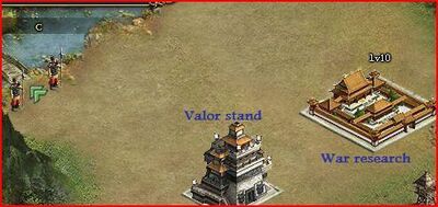 Valor center and war research center