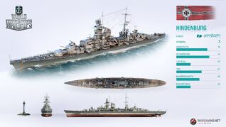 German Cruiser Hindenburg