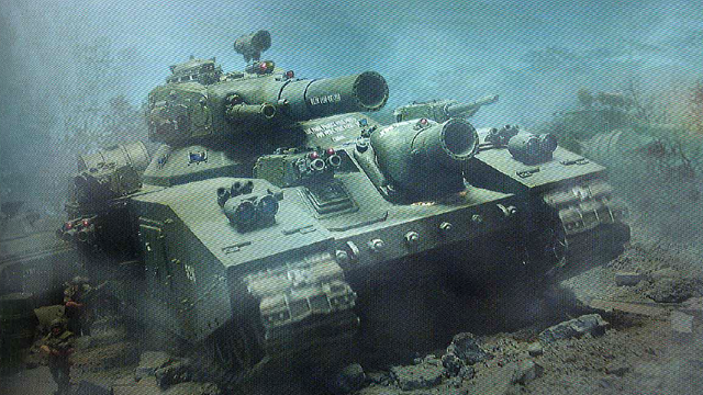 File:Baneblade with Infantry.png