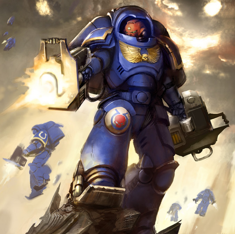 File:An Inceptor of the Ultramarines Chapter unleashes the wrath of the Emperor.png