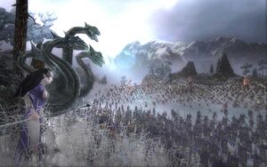 Lilaeth and Dark Elf Army