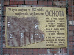 Tablica upamietniajaca Karczme Ochota.jpg