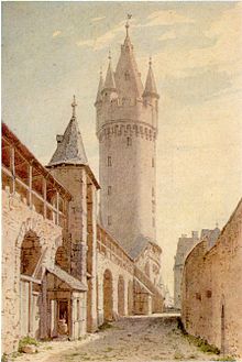 220px-Frankfurt Eschenheimer Turm-Stadtmauer 1790