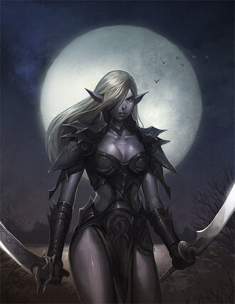 Dark Elf woman