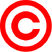 Red copyright