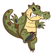 Flyin croc