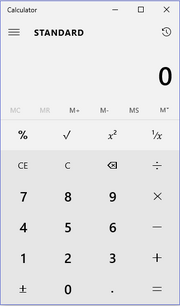 Windows 10 Calculator