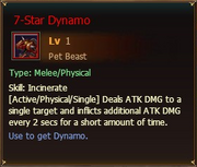 PetSkills Dynamo Incinerate