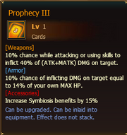 Cards ProphecyIII