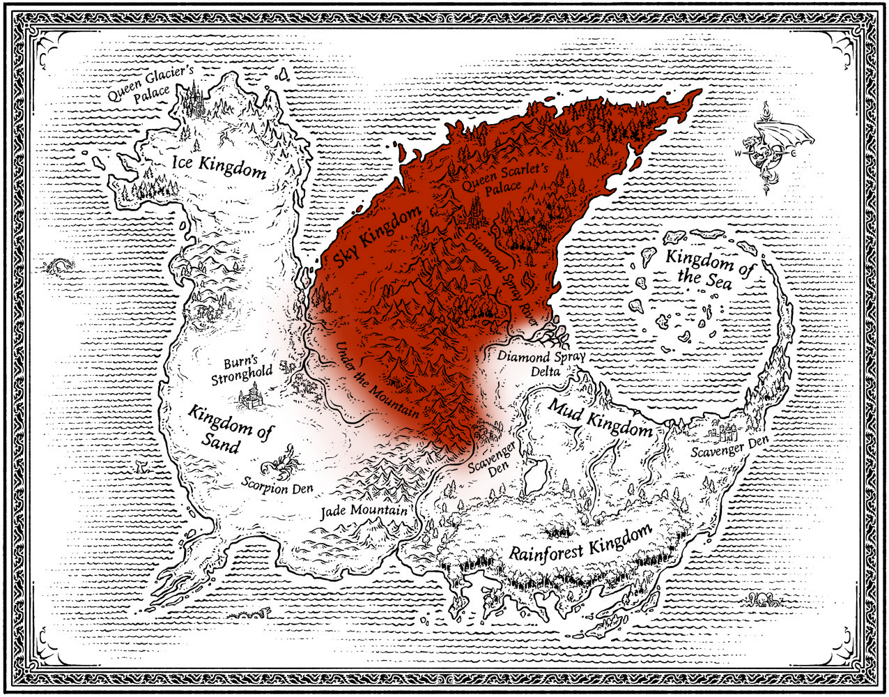 Wings Of Fire Map