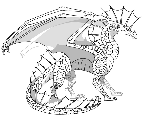 Image - Flamewing base.png | Wings of Fire Fanon Wiki | FANDOM powered ...