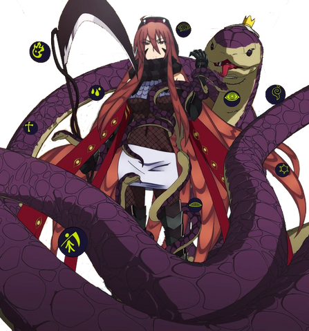 File:Ayaka (possessed by Medusa) Render.png