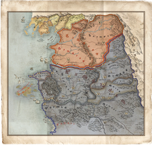 The Witcher 3 Map of North