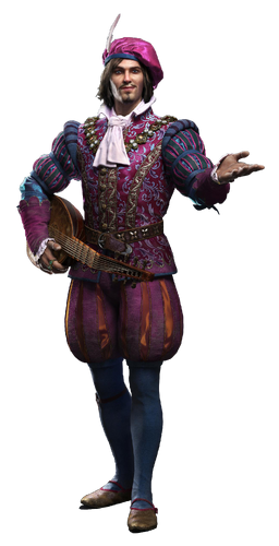 Jaskier, character of The Witcher universe. © CD PROJEKT RED