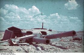 Sevastopol Destroyed Artillery, 1942
