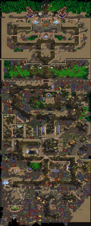 The Flight from Lordaeron Map