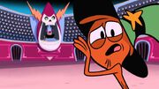 S1e9b Wander talking to the audience
