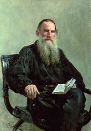 Ilya Efimovich Repin (1844-1930) - Portrait of Leo Tolstoy (1887)