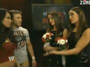 Bella Twins, Gail Kim and Daniel Bryan