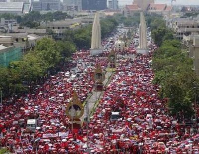 Red shirt protest
