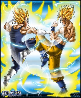 Vegeta and Goku 3