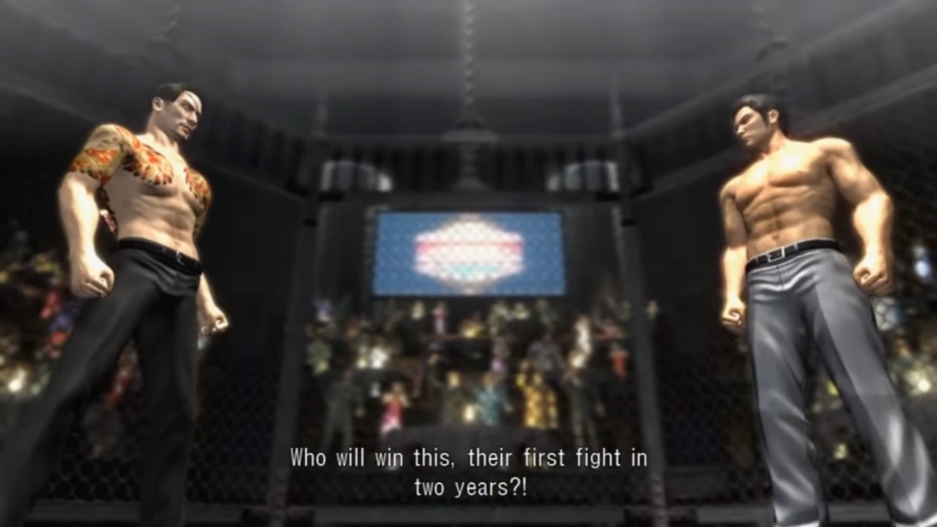 Image Majima vs Kiryu at underworld tourement .png Yakuza Wiki