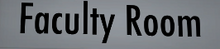 FacultyRoomLabel