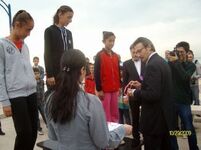 Cumhuriyet Koşusu Kızlar Yıldızlar Katagorisinde İl Ücüncüsü.jpg