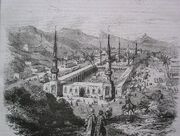 Mescid-i Nebevi'nin 19. yy'daki bir tasviri.jpg