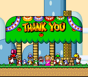 Thank You Message - Super Mario World