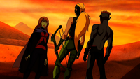 Three heroes find each other
