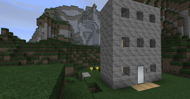 Archivo:Edificio de piedra minecraft en Babarialand.png