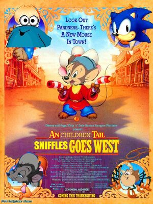 An Children Tail 2 Sniffles Goes West Poster