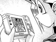 Yugi and Sugroku before the Duelist Kingdom finals