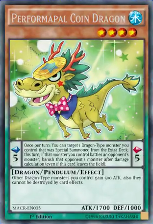 Performapal Coin Dragon | Yu-Gi-Oh! | FANDOM powered by Wikia