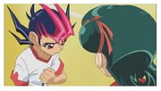 Yuma's depression over his broken pendant
