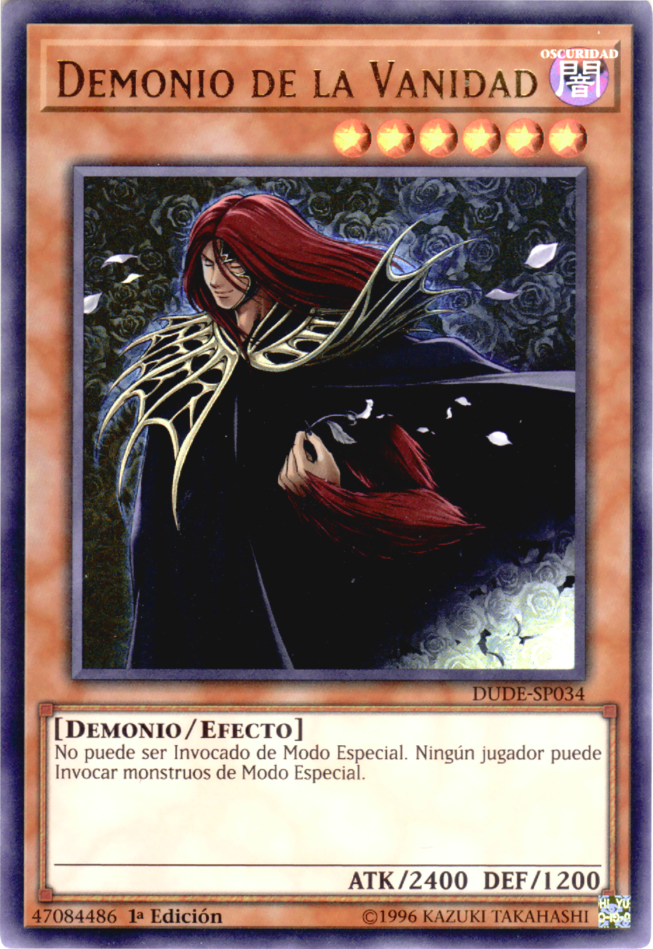 Demonio de la Vanidad Yu-Gi-Oh! Wiki en Español FANDOM Demonio de la Vanidad Yu-Gi-Oh! Wiki en Español FANDOM