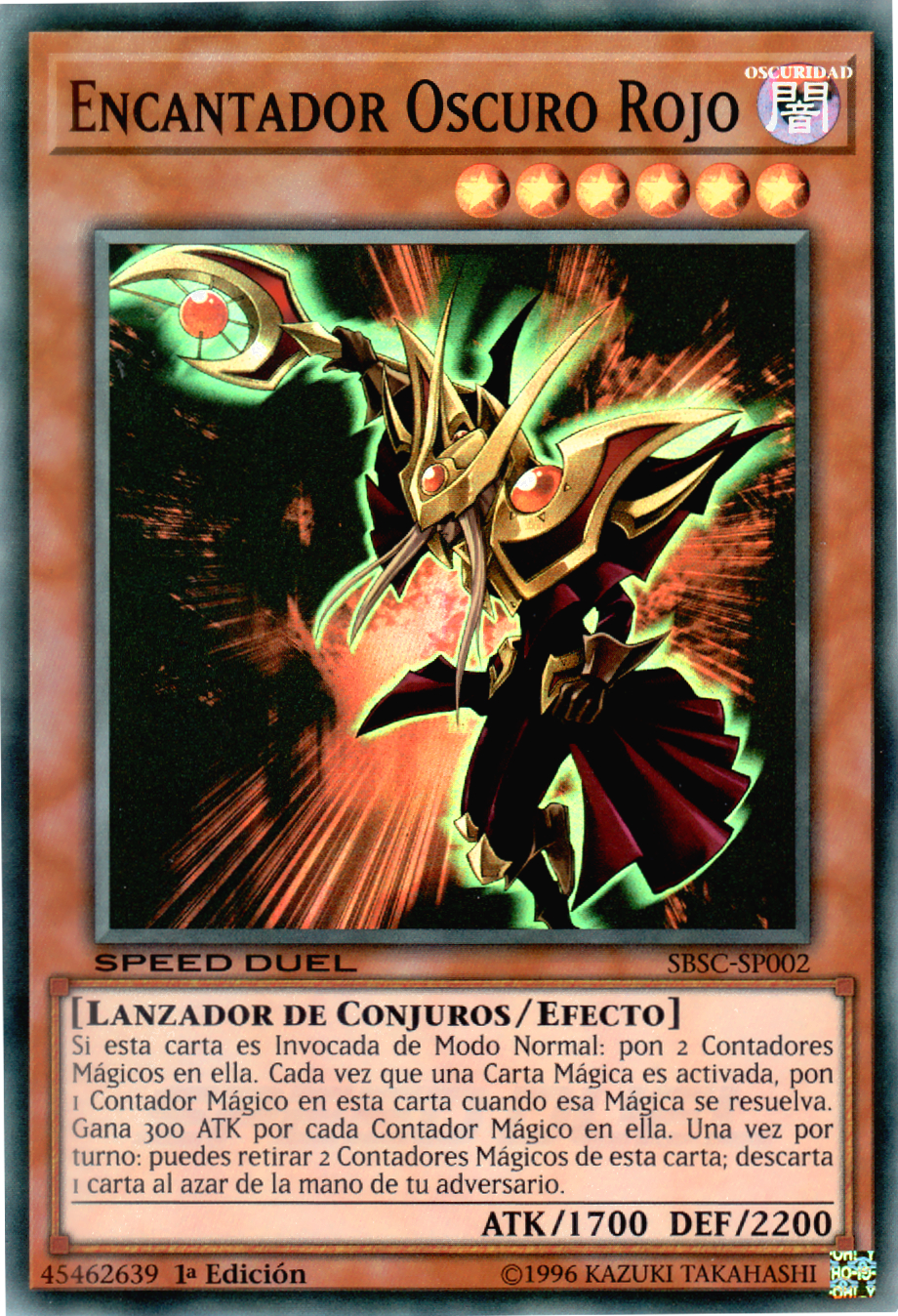 Encantador Oscuro Rojo Yu-Gi-Oh! Wiki en Español Encantador Oscuro Rojo Yu-Gi-Oh! Wiki en Español