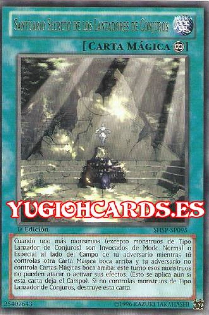 Santuario Secreto de los Lanzadores de Conjuros  Yu-Gi-Oh 
