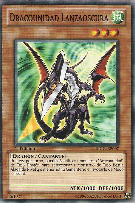 Dracounidad Lanzaoscura  Yu-Gi-Oh! Wiki en Español 