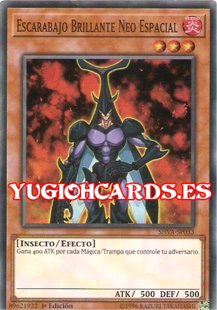 Escarabajo Brillante Neo Espacial  Yu-Gi-Oh! Wiki en 