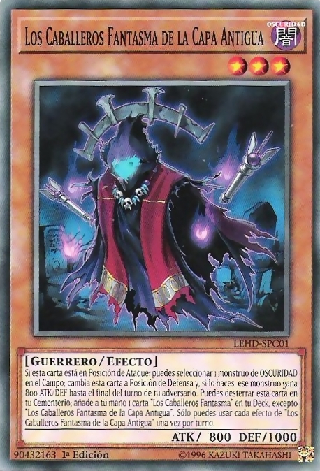 Los Caballeros Fantasma de la Capa Antigua  Yu-Gi-Oh 