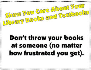 Don't Throw Your Books