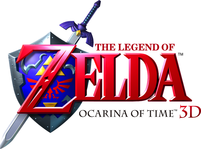 File:The Legend of Zelda - Ocarina of Time 3D (logo).png
